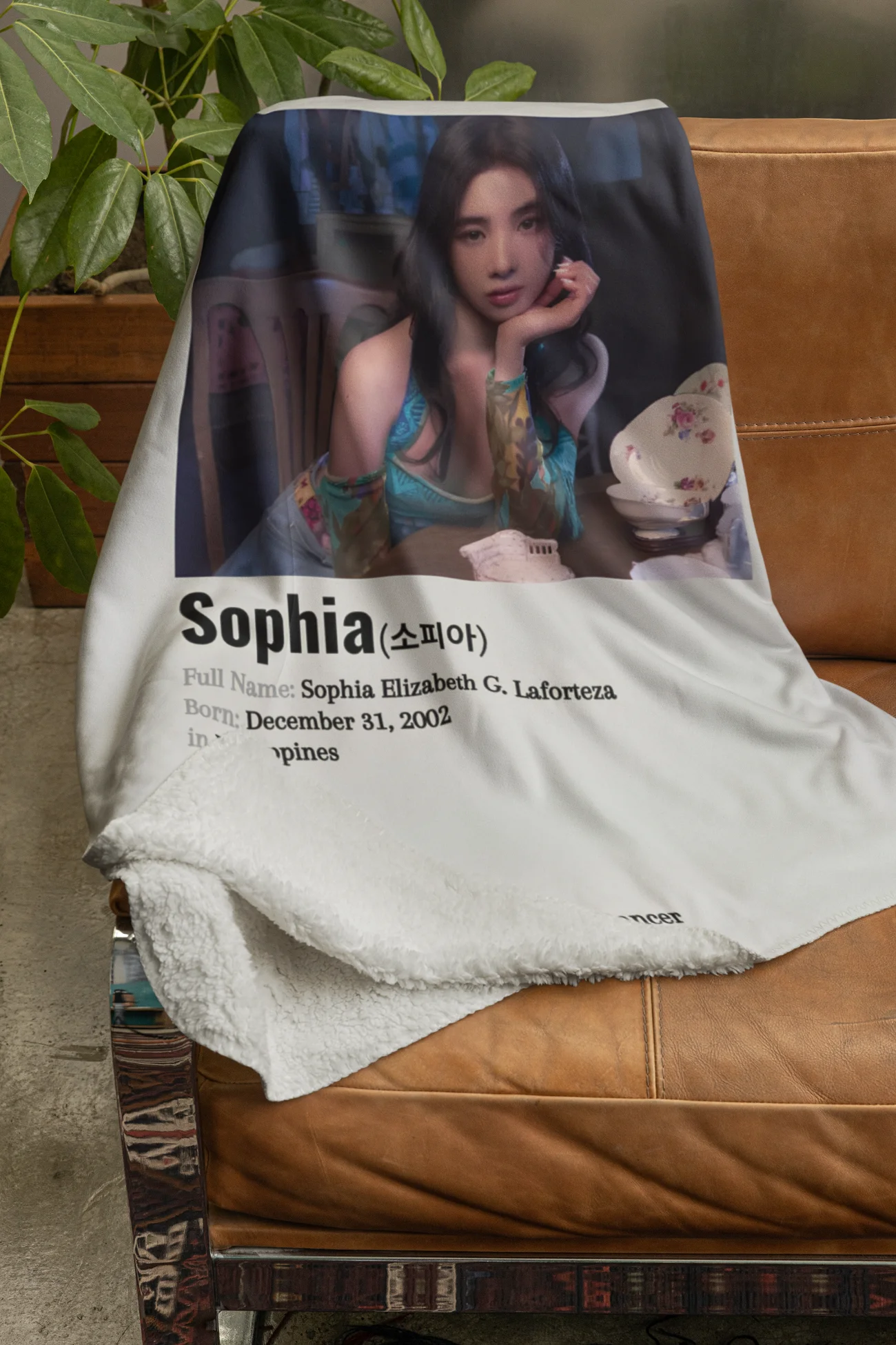 Katseye Sophia Blanket #2